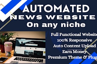 create automated wordpress auto blogging website