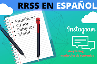 manage social networks in spanish