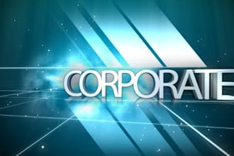 create an AWESOME high impact corporate logo video intro to help advertise your business, increase sales and boost profits