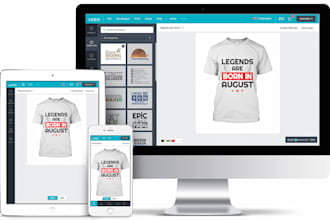 make a product printing marketplace wordpress website design
