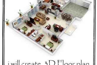 create 3d floor plan