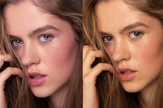 do photo editing with adobe photoshop and retouching
