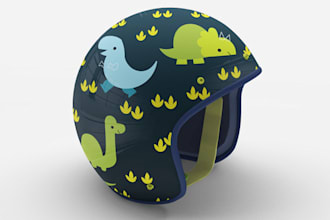 design kids bike helmet