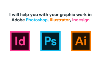 help with graphic issues in photoshop, illustrator, indesign
