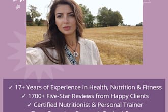 write expert health and nutrition articles