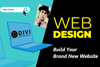 design full responsive website using divi theme