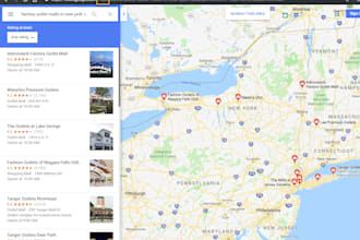 do google map data scraping with emails