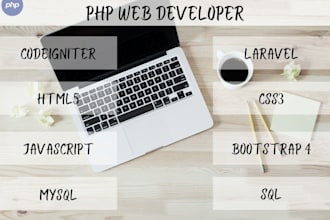 create web application using php codeigniter and laravel