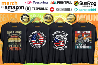 do trendy and typography t shirt design