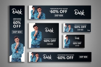 design any sized web banner ads