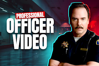 say anything you want as an officer in a video