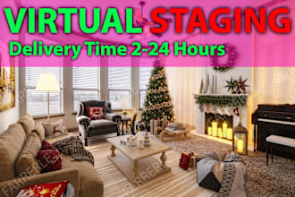 do virtual staging, virtual furniture for real estate seller