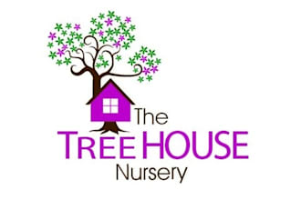 design fascinating tree house nursery logo