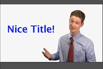 be your SPOKESPERSON in hd video for your website, product, or company