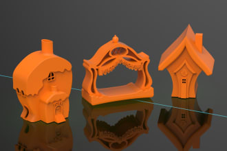create stl file for 3d printing from scratch, step, iges
