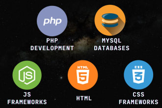 write or fix php javascript html css and sql code or scripts