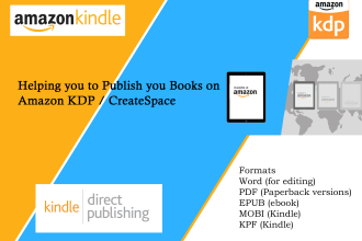 publish your book on amazon KDP