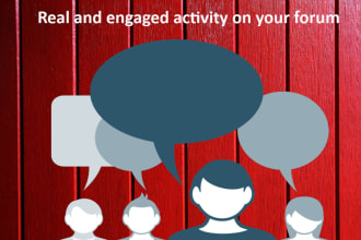 do high quality forum posts on your forum regular active