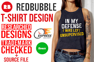 create redbubble t shirt design with keywords research