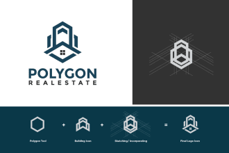 do corporate real estate construction brand logo design