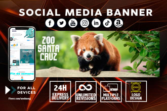 design your facebook cover or social media banner