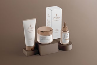 design product label, bottle label and packaging design