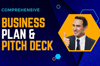 write comprehensive business plans and pitch deck