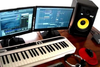 produce music for songs, jingles, background score etc