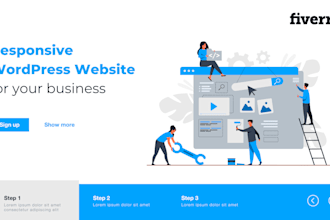 build rebuild wordpress website design redesign clone edit fix revamp