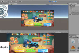 develop or reskin unity 2d game or 3d game for you