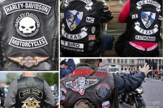 do custom embroidered biker patches designed, digitized and shipped