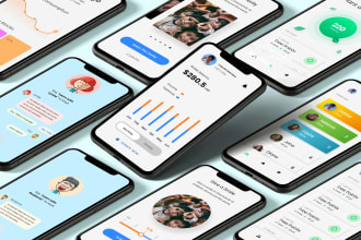 design UI UX for mobile, web apps in figma with a prototype