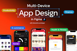 design mobile and web apps in figma with a prototype