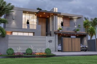 do fast sketchup 3d model and render