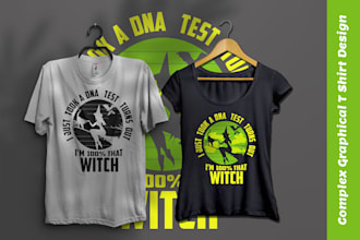 do trendy, lettering, simple text based t shirt design
