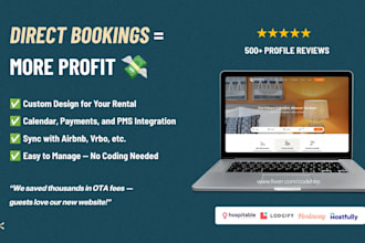 build a short term rental website with booking system