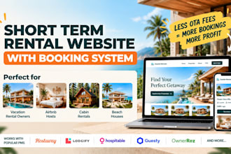 build a short term rental website with booking system