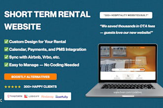build a short term rental website with booking system