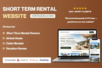 build a short term rental website with booking system