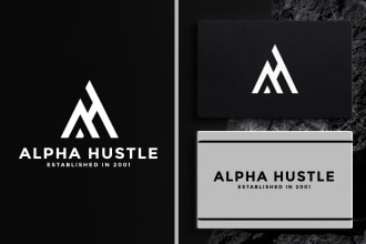 do modern minimalist business logo design and brand identity