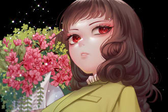 make character in anime manga style