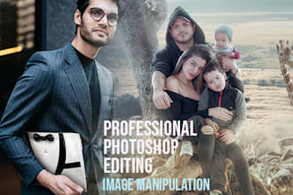 do creative photoshop editing work professional retouching