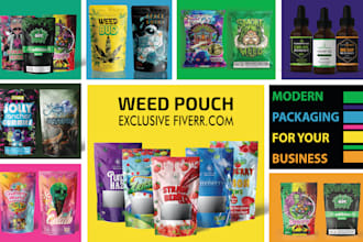 do pouch design, mylar bags, weed pouch, hemp, cbd product labels