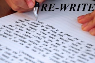 manually rewrite your article