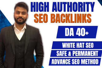 best off page SEO high authority profile backlinks package