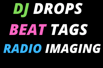 create killer dj drops and producer beat tags