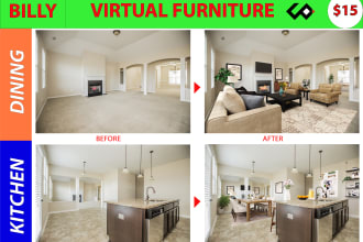 virtual staging, virtual renovation