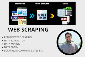 do web scraping, data mining, data extraction