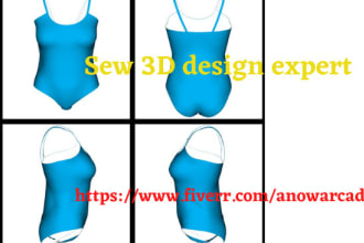 create awesome swimwear sewing pattern for your business in 24 hour