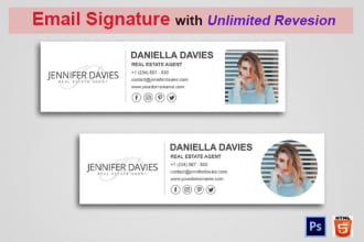 create clickable HTML email signature
